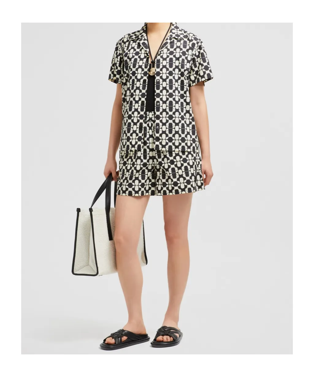 Moncler Geometric Printed Shorts