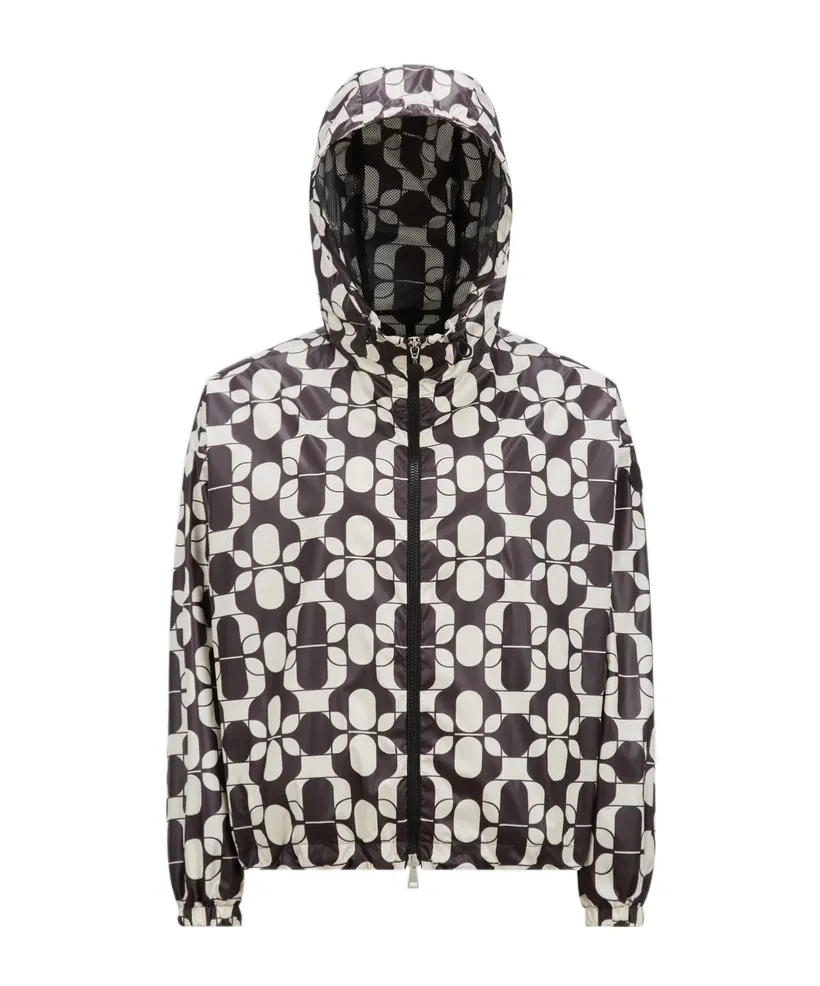 Moncler Graphic Print Zip-Up Jacket
