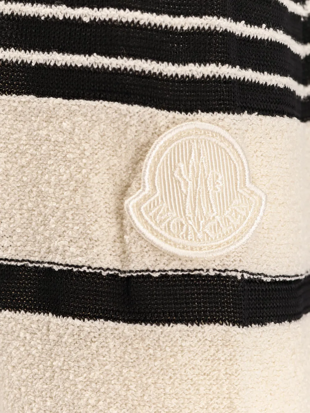 Moncler Striped Long-Sleeve Dress
