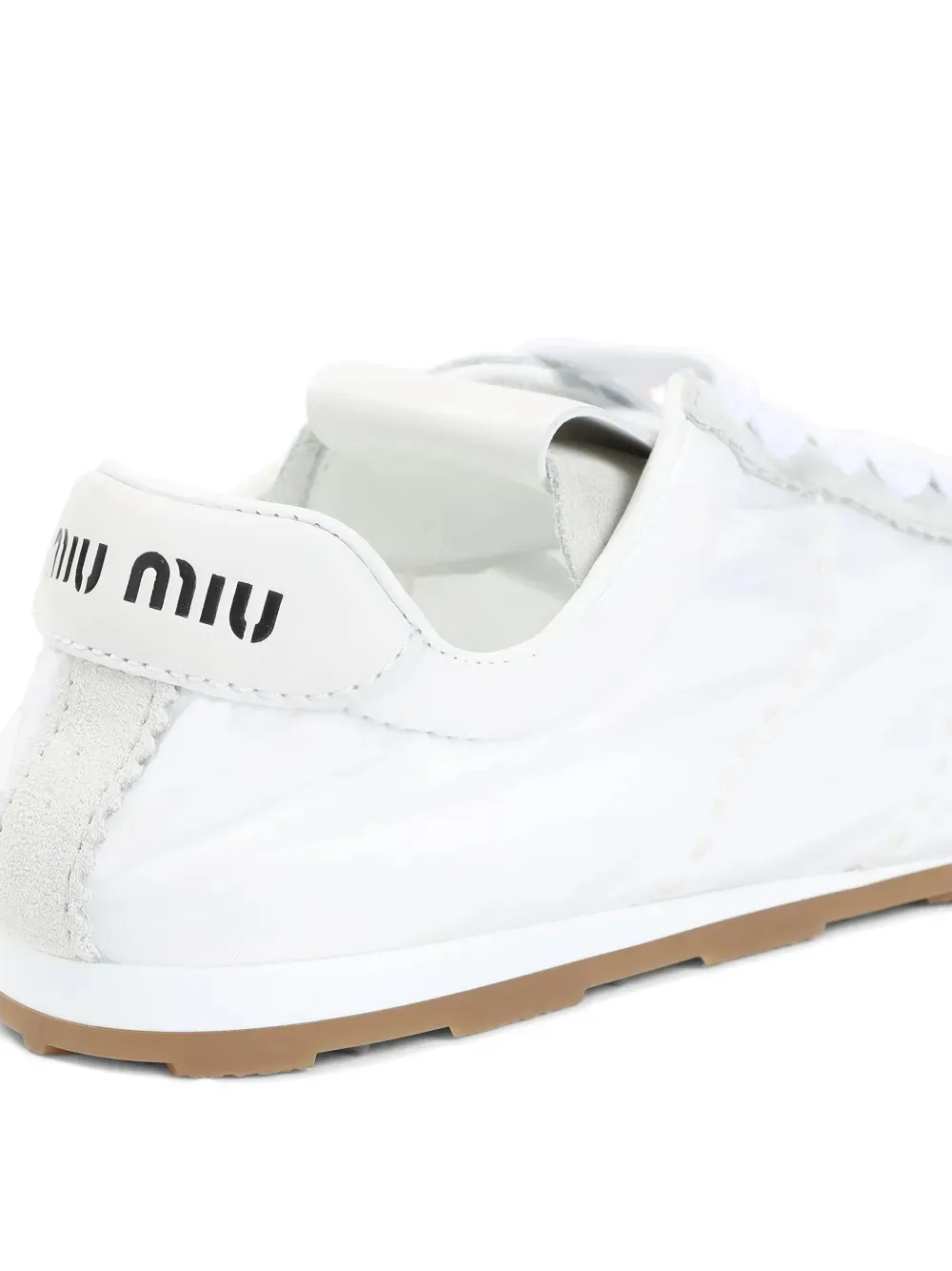 Plume Technical Fabric And Suede Sneakers