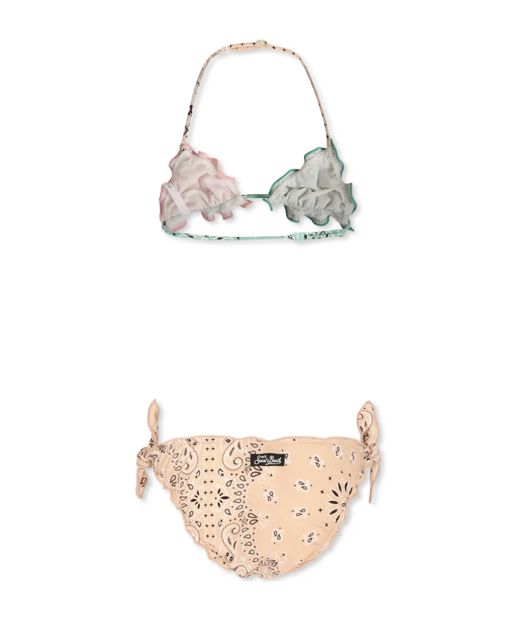 Paisley-Print Bikini