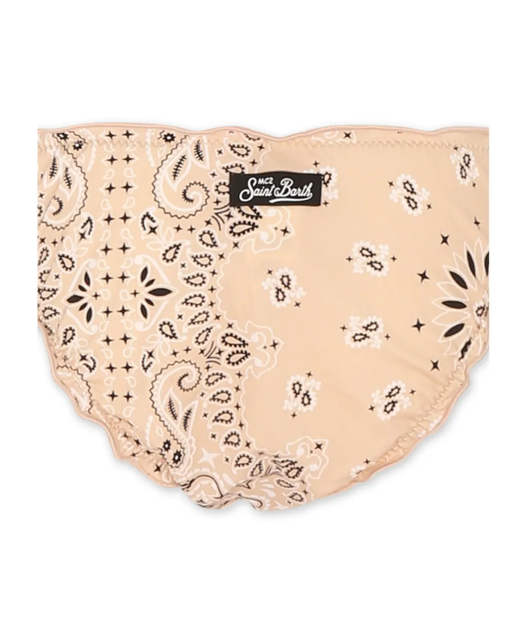 Paisley-Print Bikini