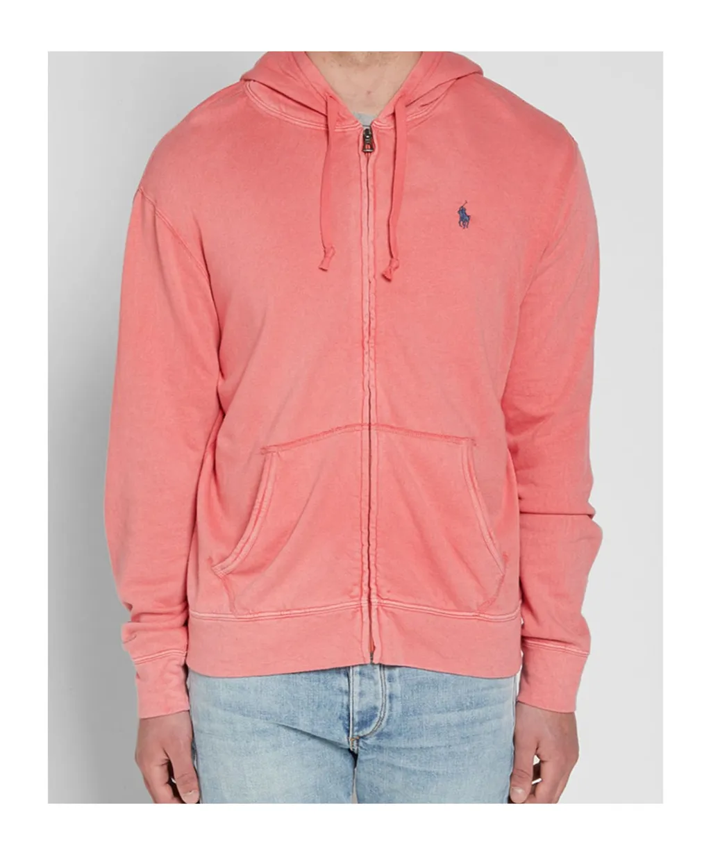 Polo Ralph Lauren Pony Embroidered Zipped Drawstring Hoodie