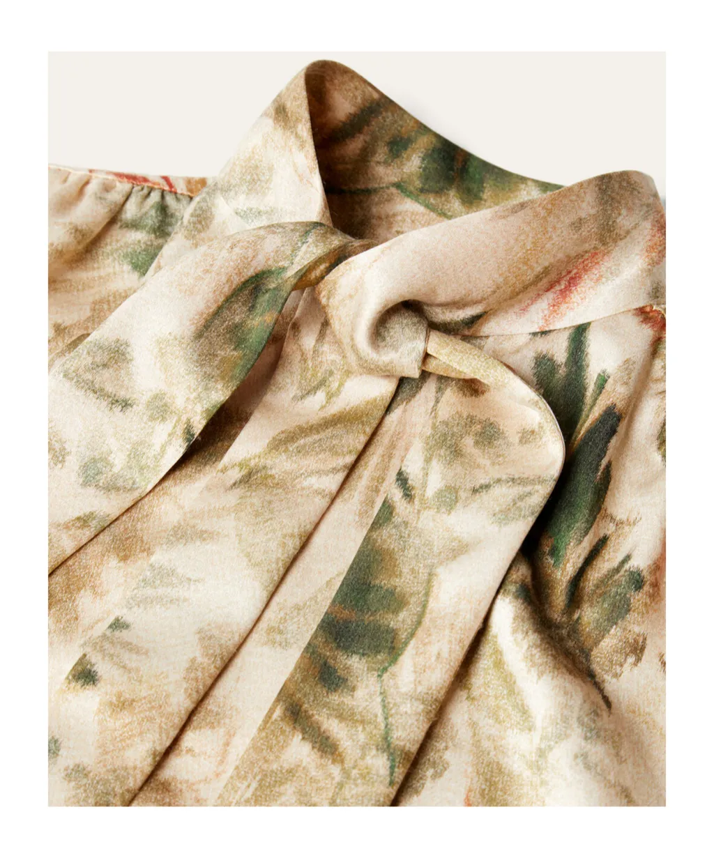 Loro Piana Febe Botanical Motif Shirt