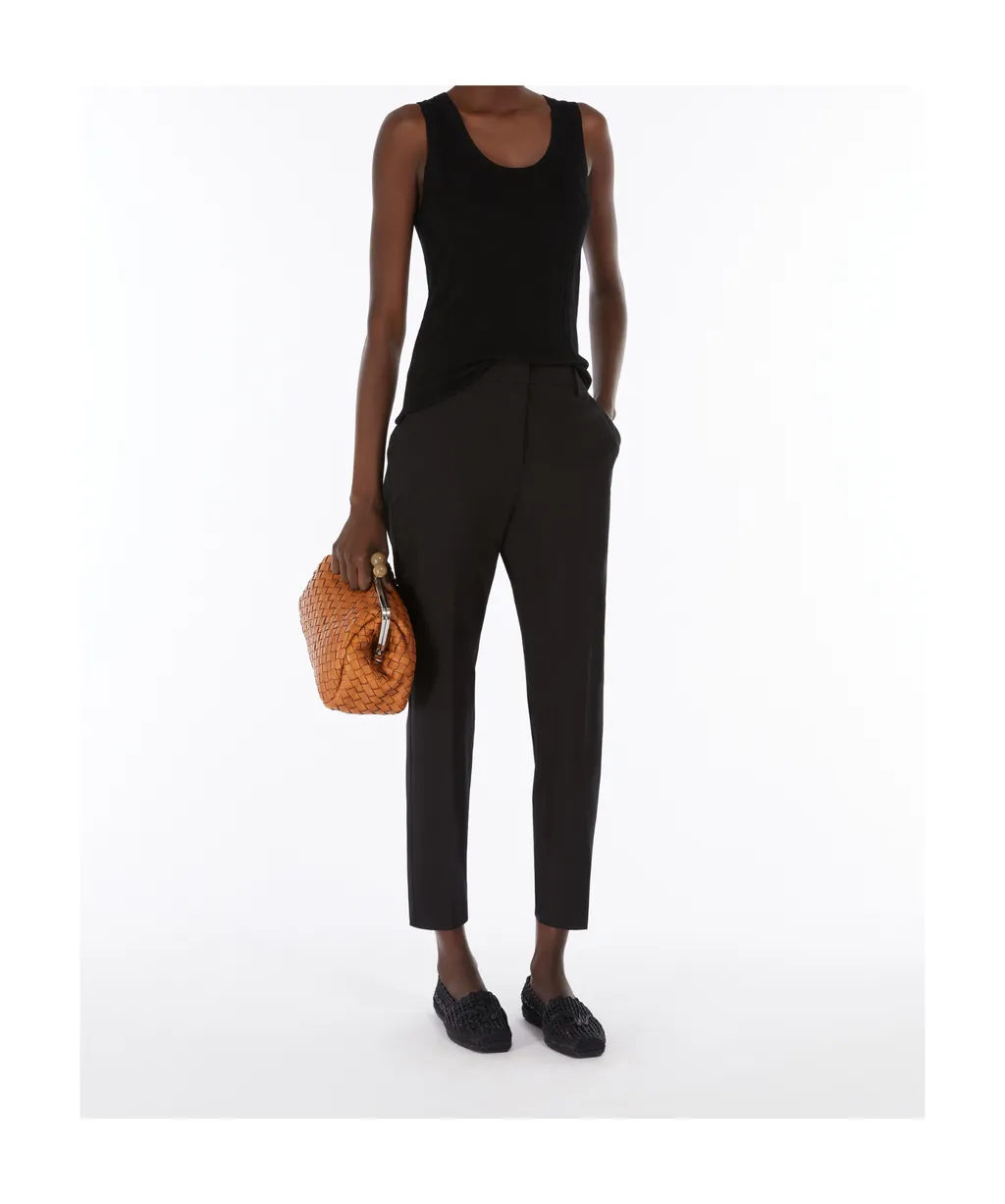 Weekend Max Mara Straight Leg Cropped Pants