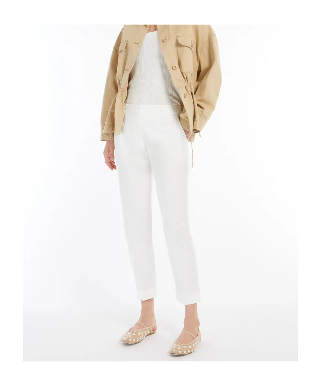 Weekend Max Mara Straight Leg Cropped Pants