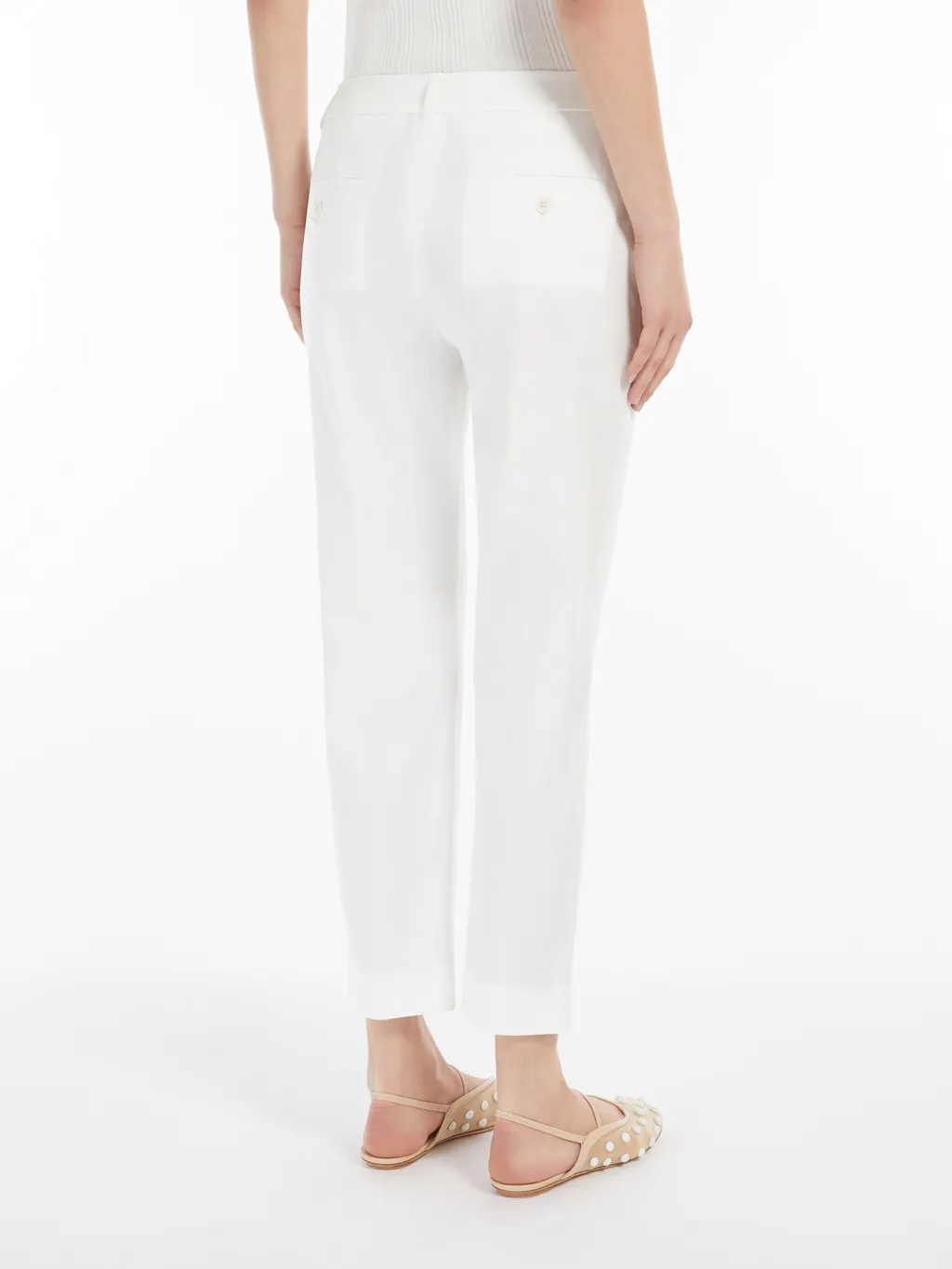 Weekend Max Mara Straight Leg Cropped Pants