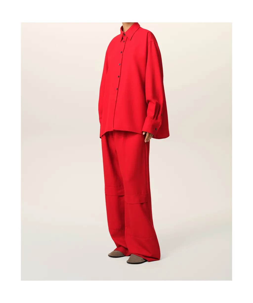 Ami Back Slit Loose Shirt