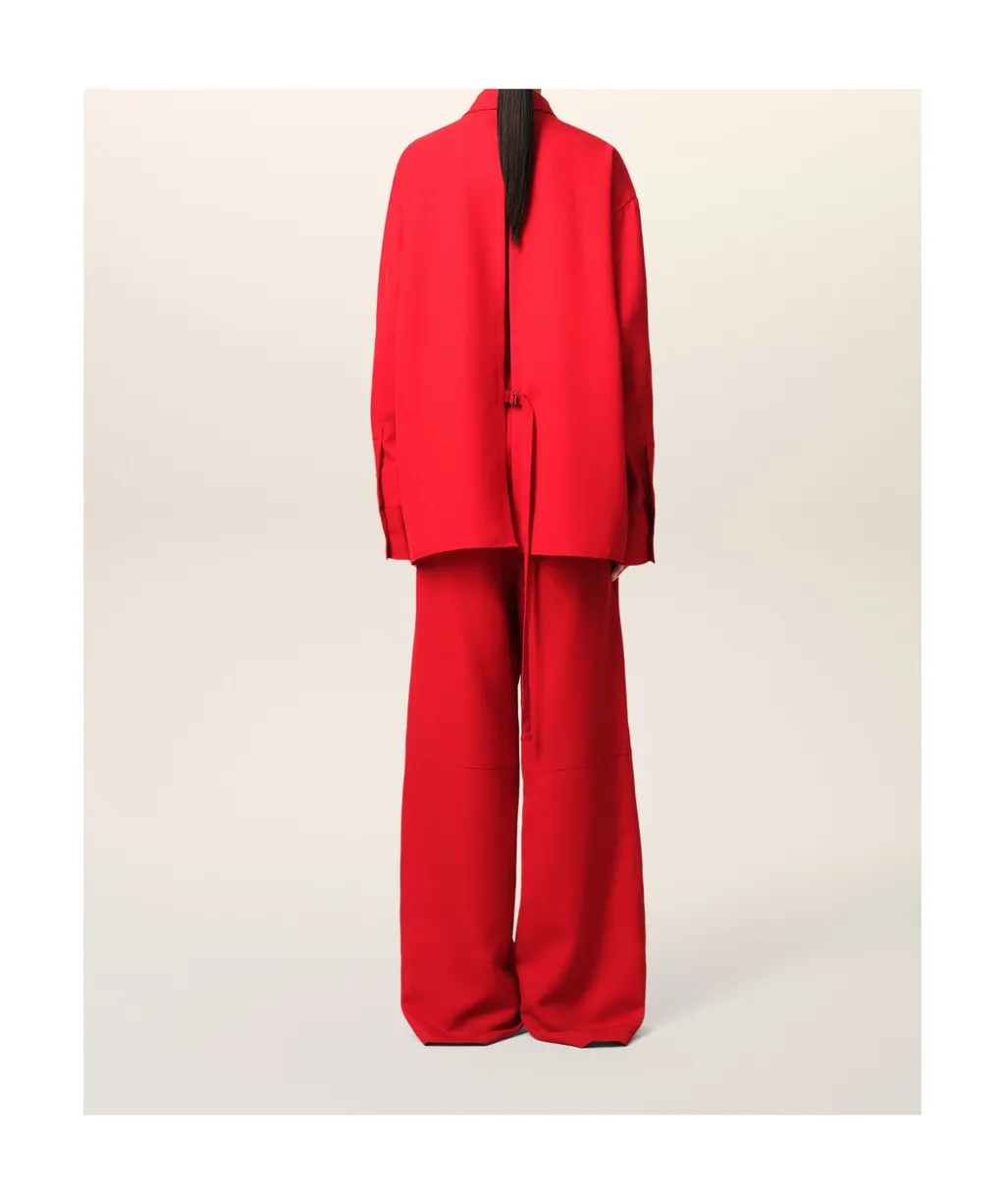 Ami Back Slit Loose Shirt