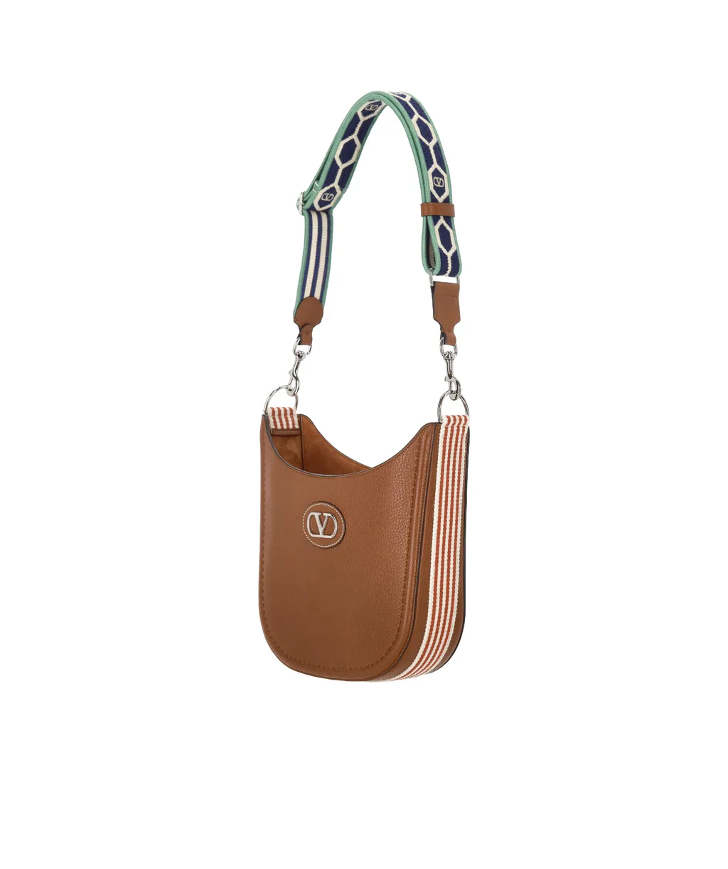 Valentino Garavani Logo Plaque Medium Shoulder Bag