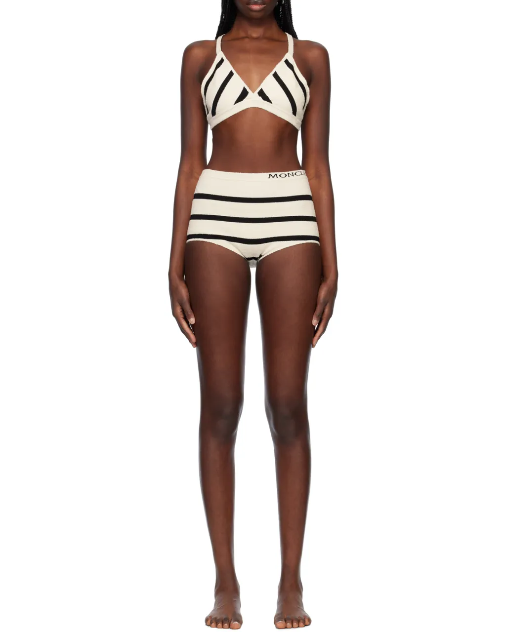Striped Bouclé Bikini