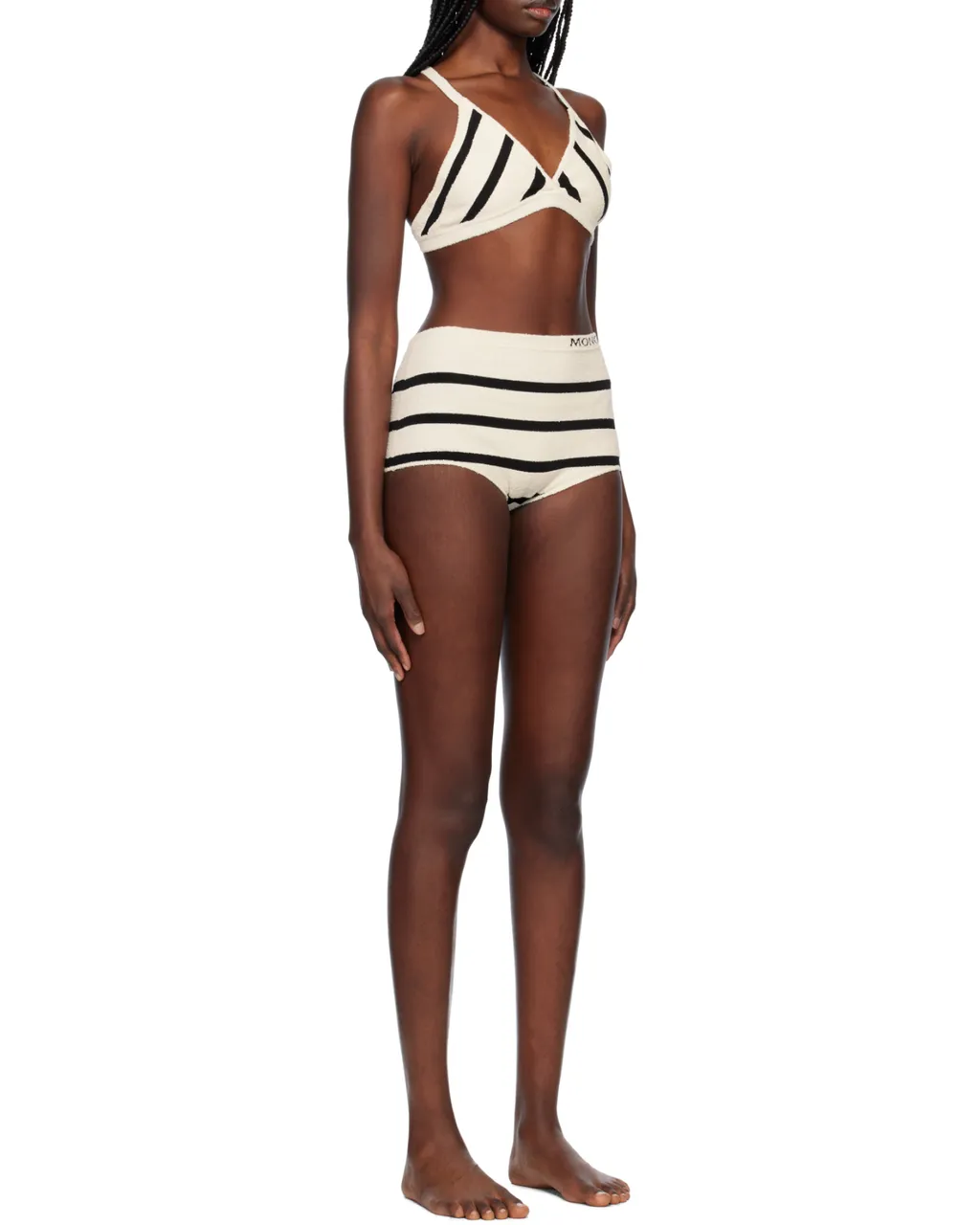 Striped Bouclé Bikini
