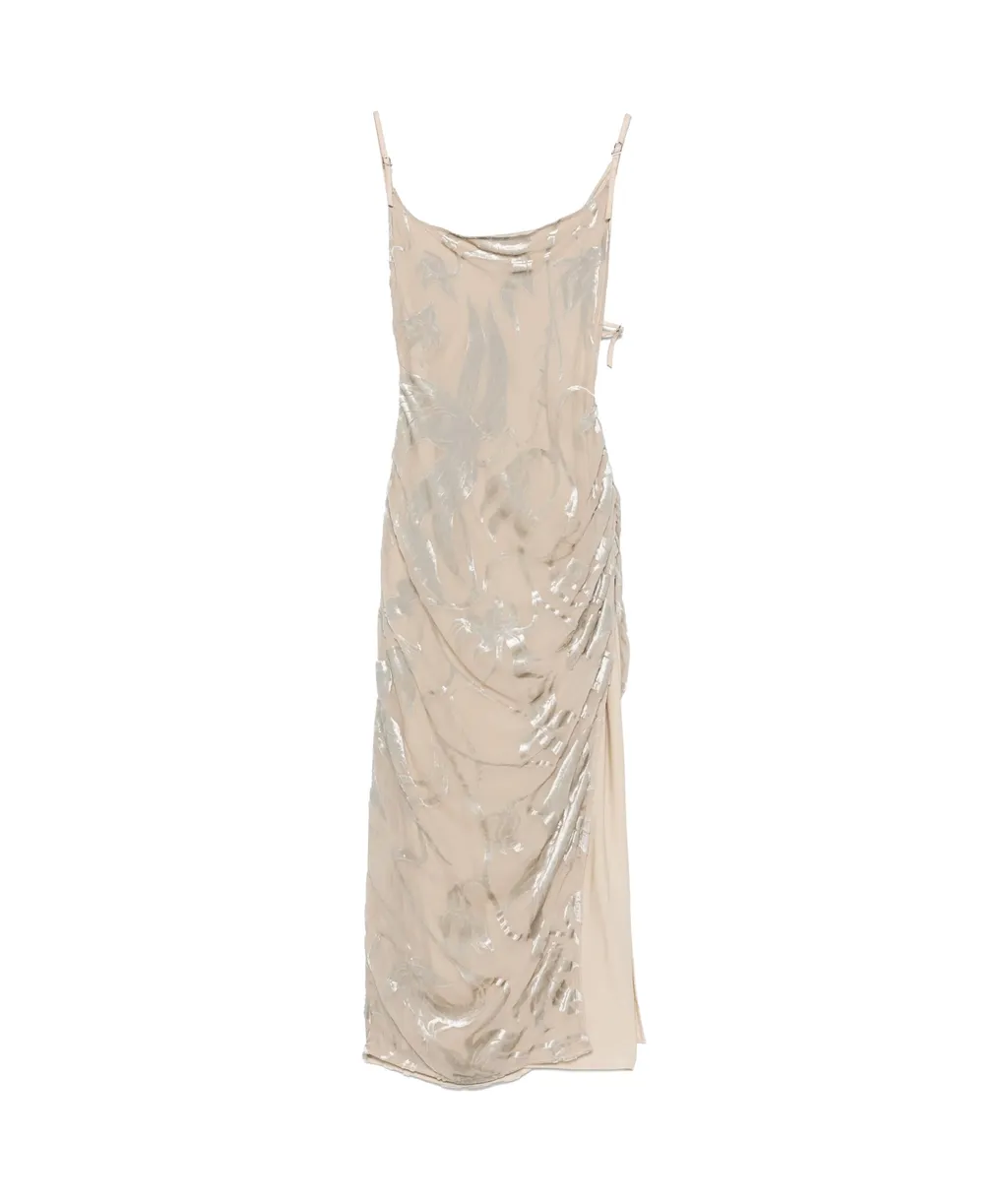 Mugler Floral Slip Dress