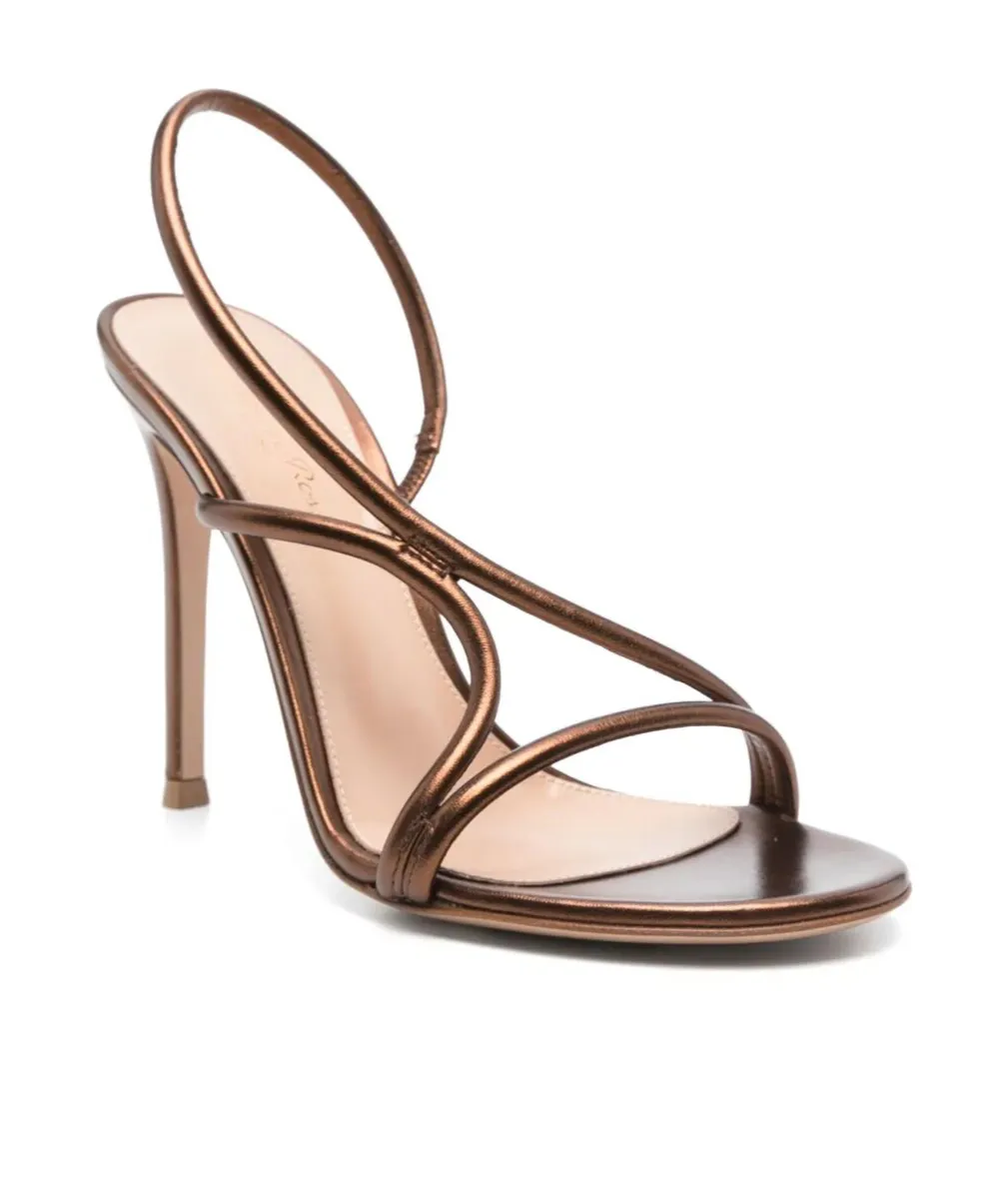 95Mm Leather Sandals