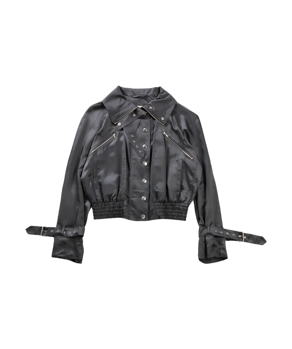 Dries Van Noten High-Neck Bomber Jacket