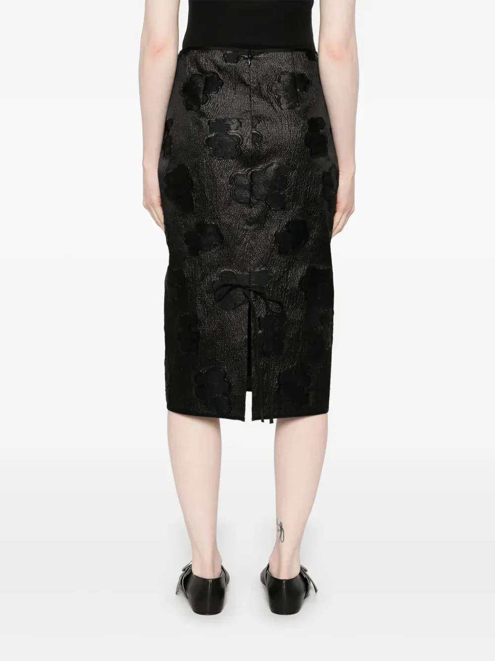 Cecilie Bahnsen Floral Pencil Skirt