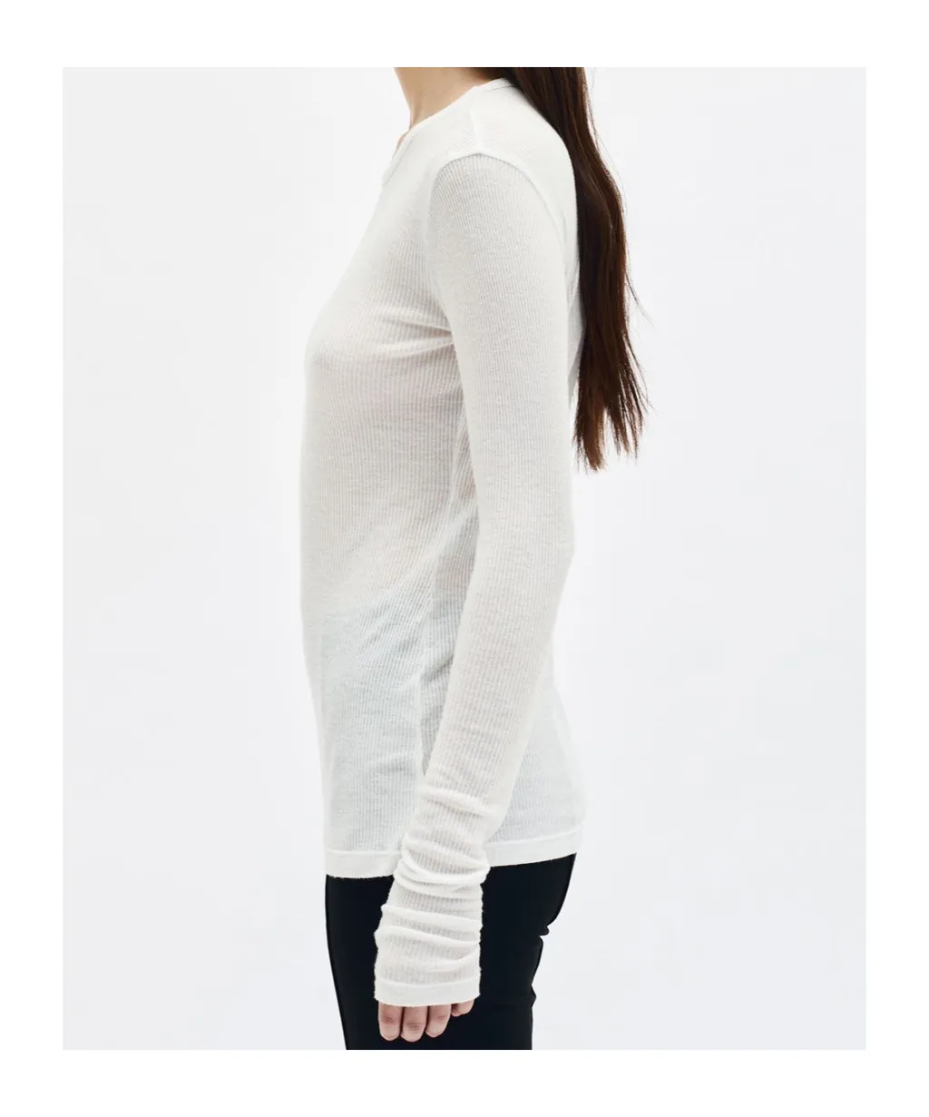 Fiene Ribbed Long-Sleeve Top