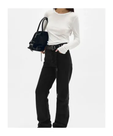 Fiene Ribbed Long-Sleeve Top