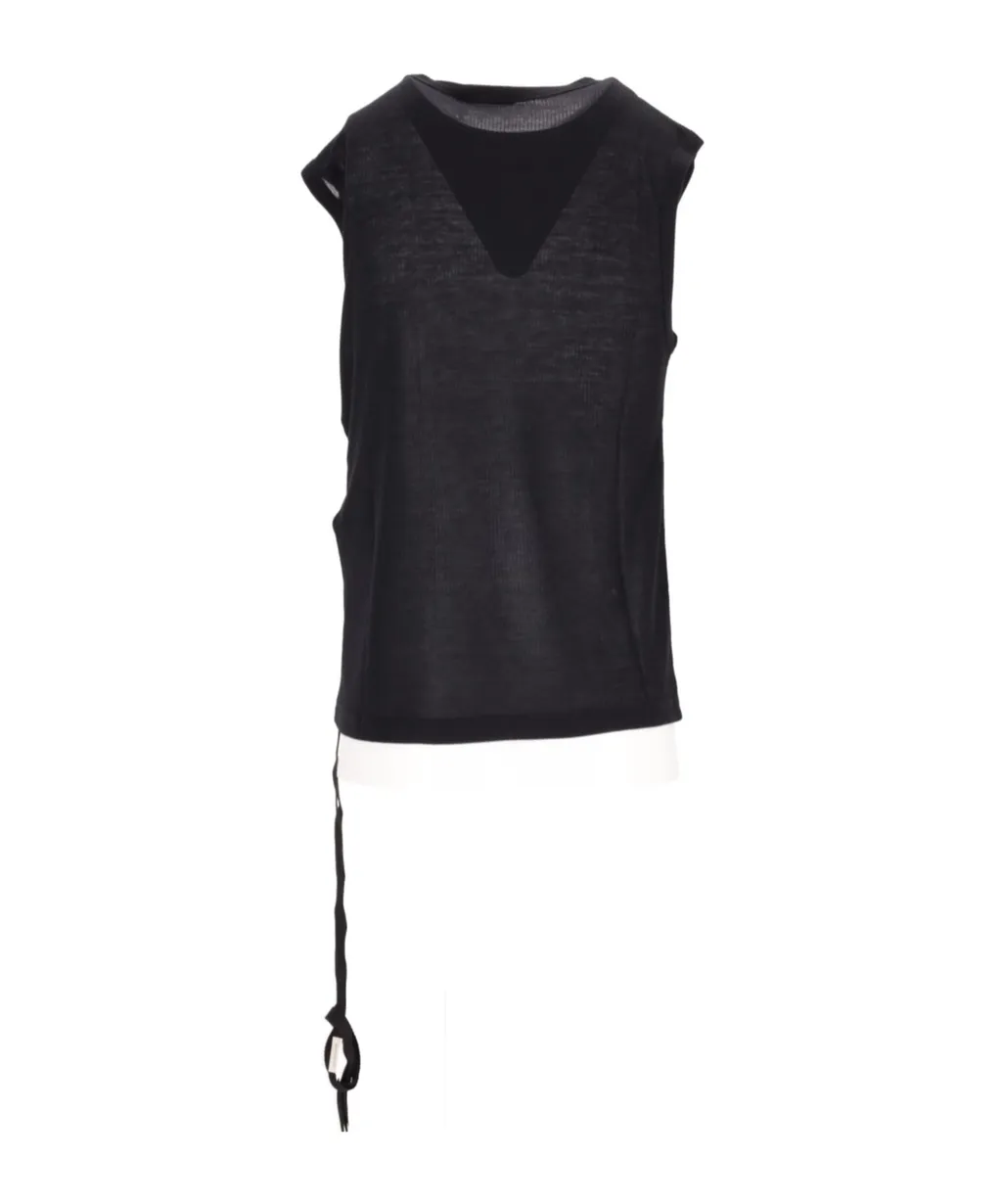 Crew Neck Vest