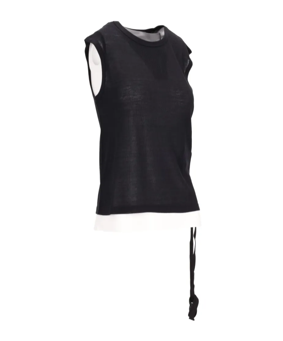 Crew Neck Vest