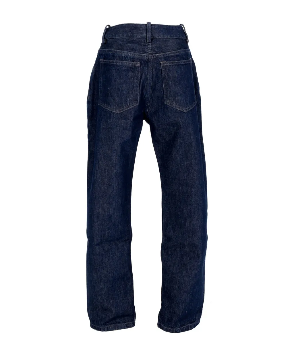 Ann Demeulemeester High-Waist Straight-Leg Jeans