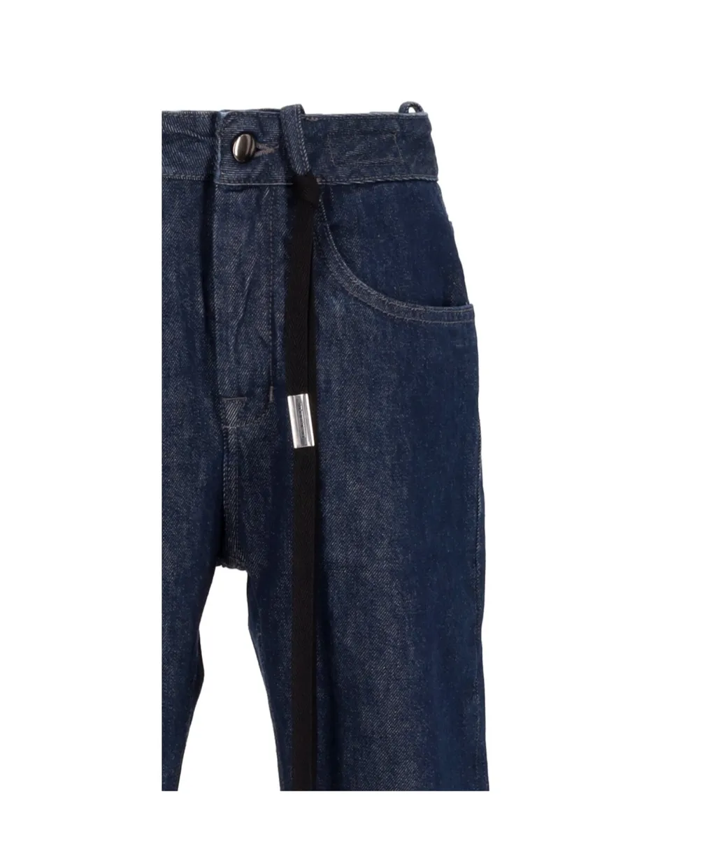 Ann Demeulemeester High-Waist Straight-Leg Jeans
