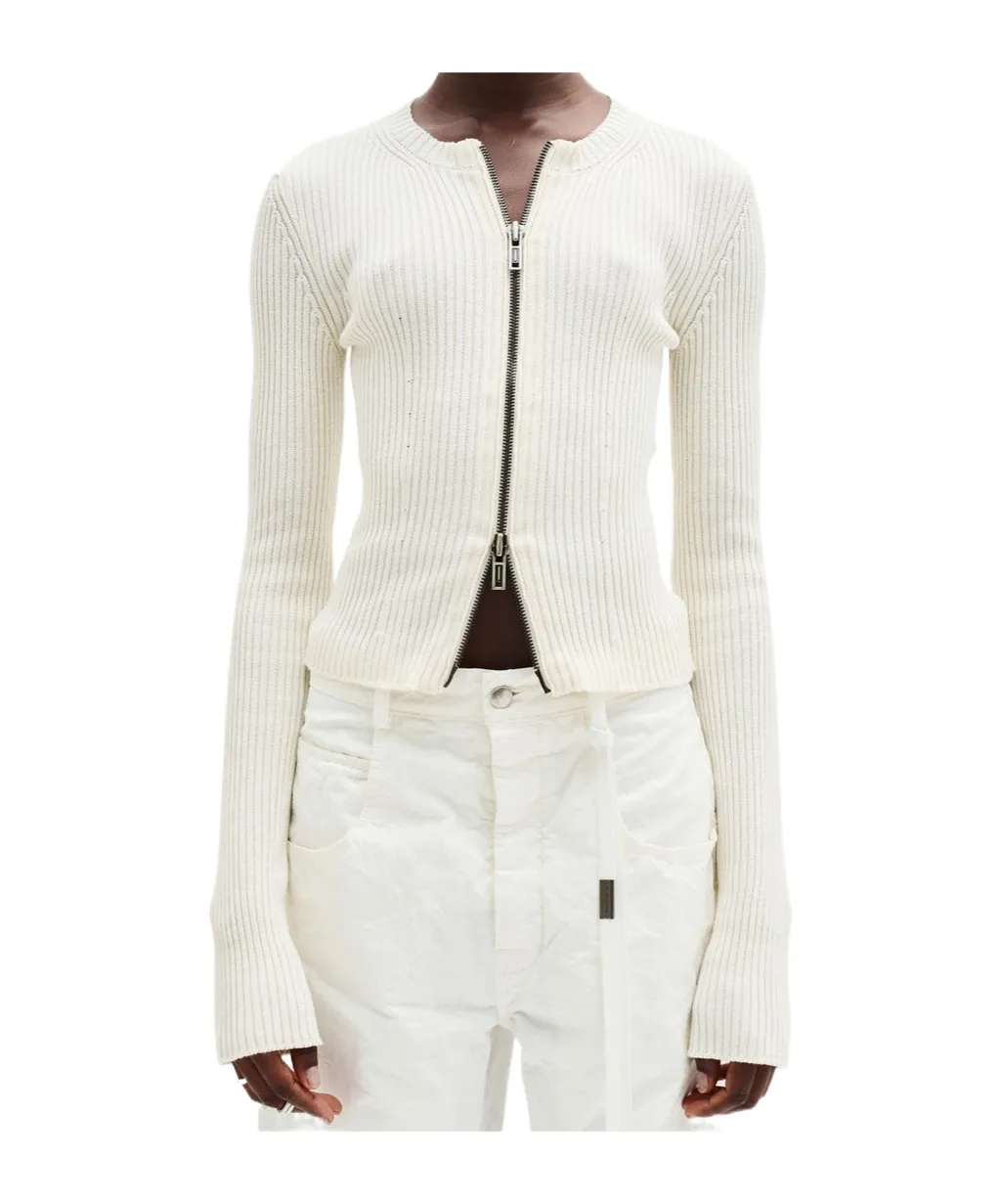 Ann Demeulemeester Terna Zip-Up Cardigan