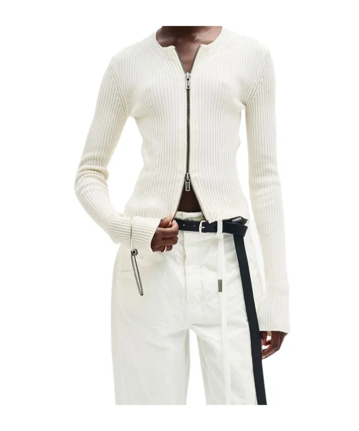 Ann Demeulemeester Terna Zip-Up Cardigan