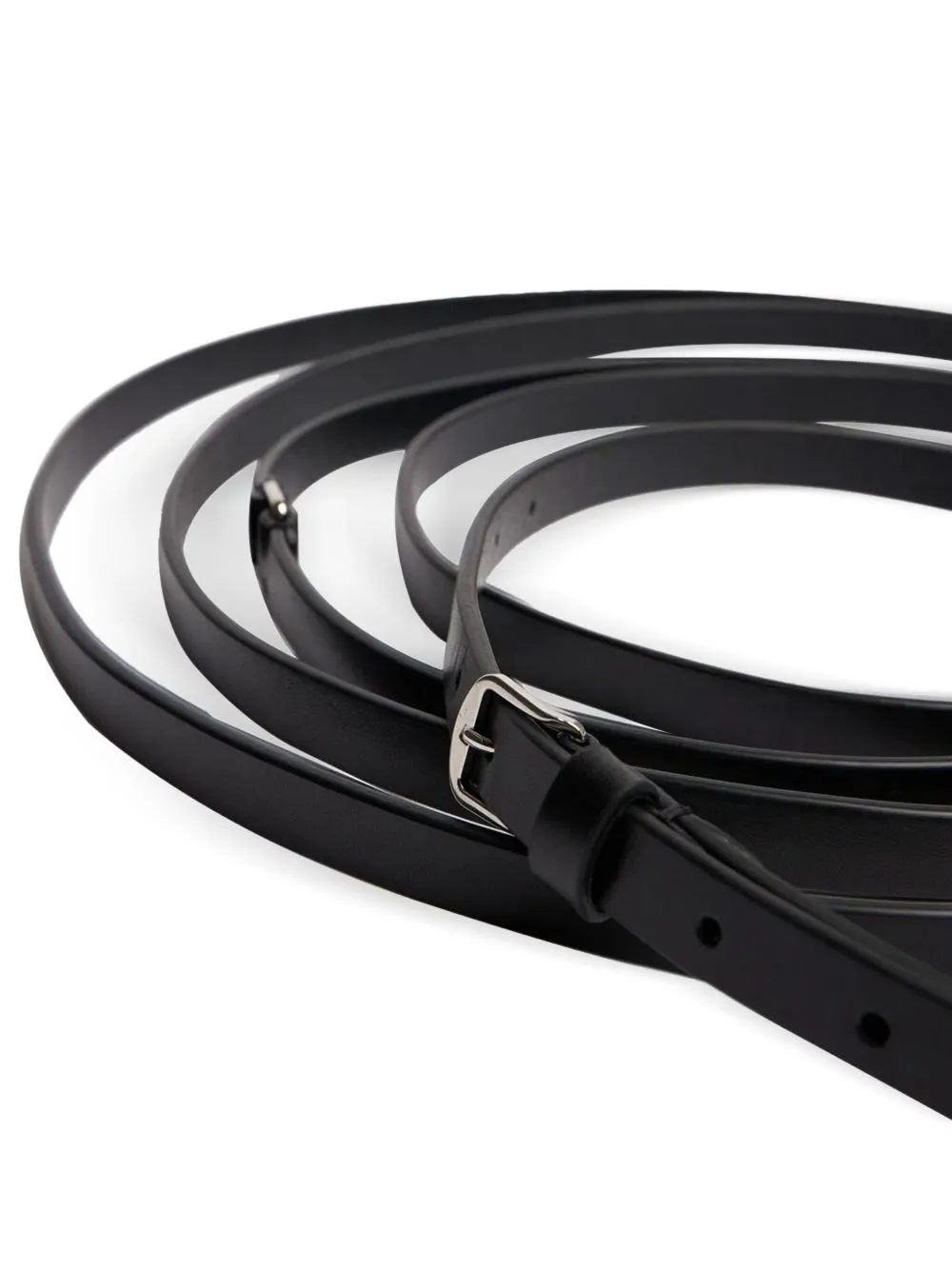 Triple-Wrap Leather Belt