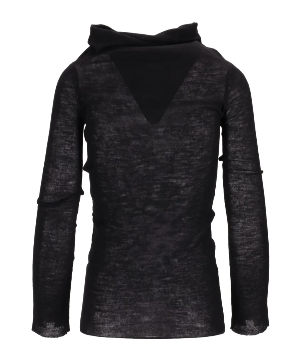 Ann Demeulemeester Tizziana Knitted Long Sleeve Top