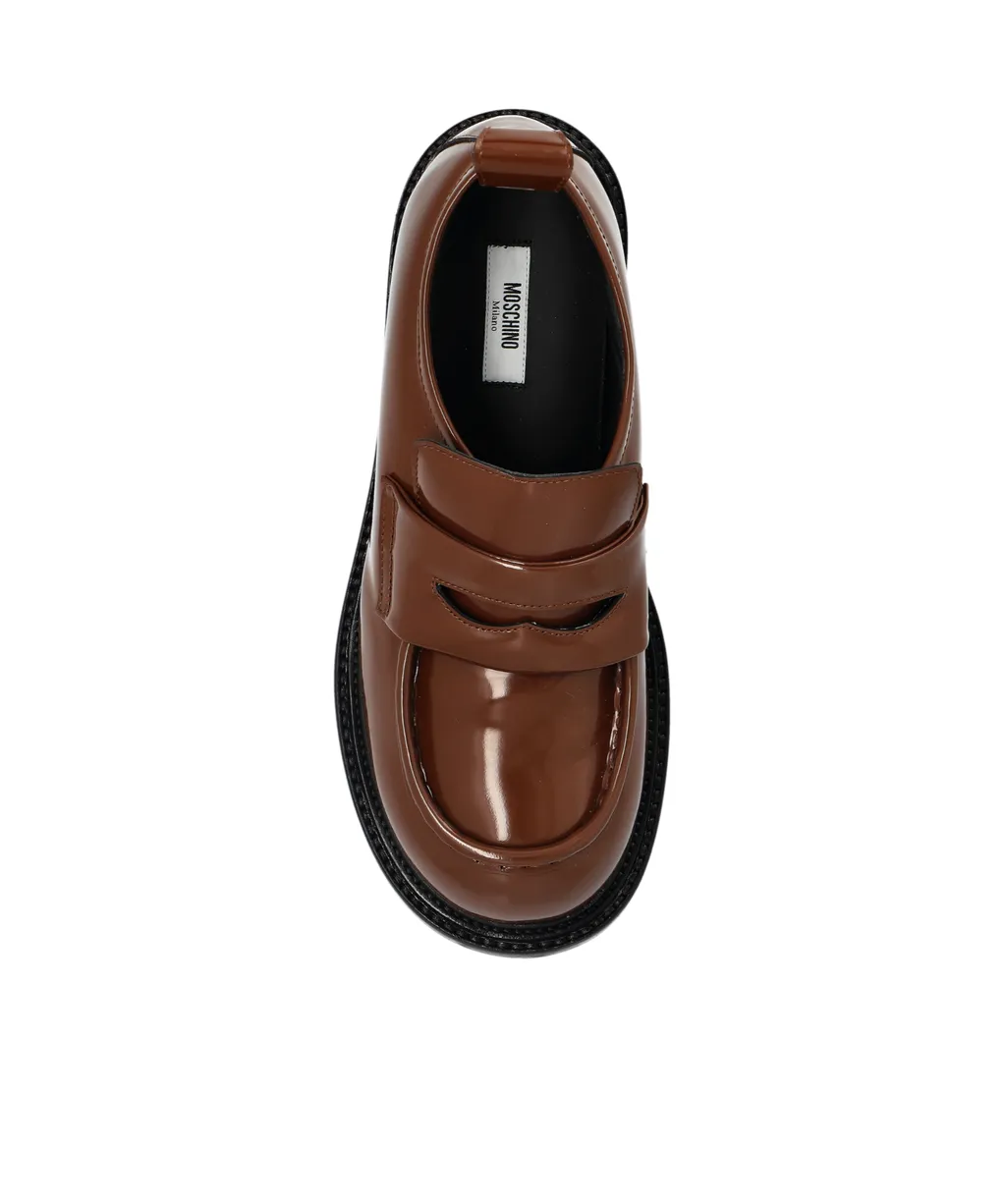 Moschino Round Toe Loafers