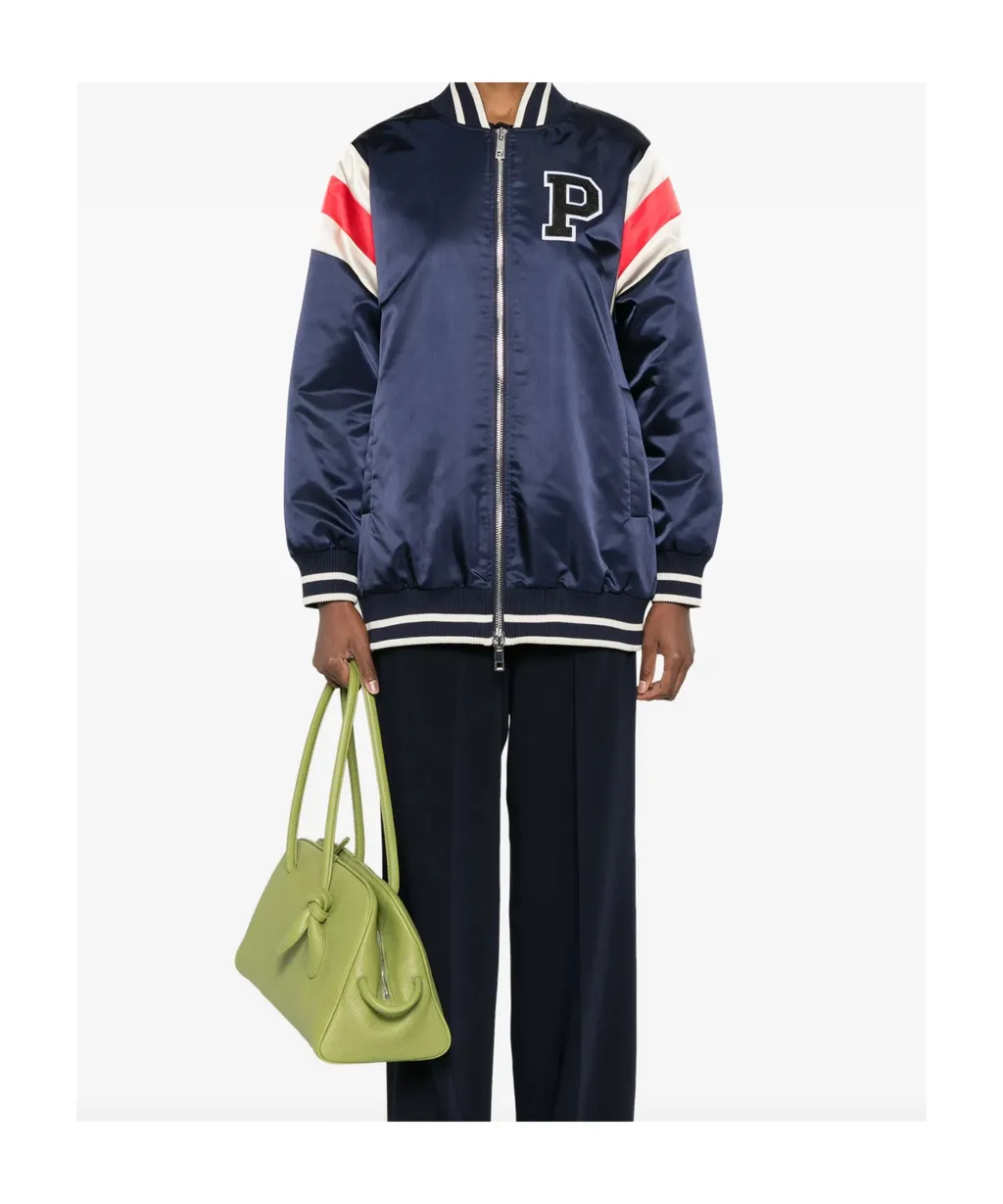 Logo-Patch Bomber Jacket