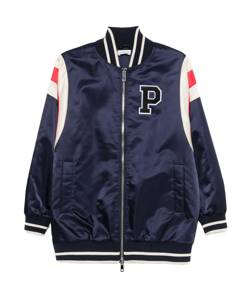 Logo-Patch Bomber Jacket