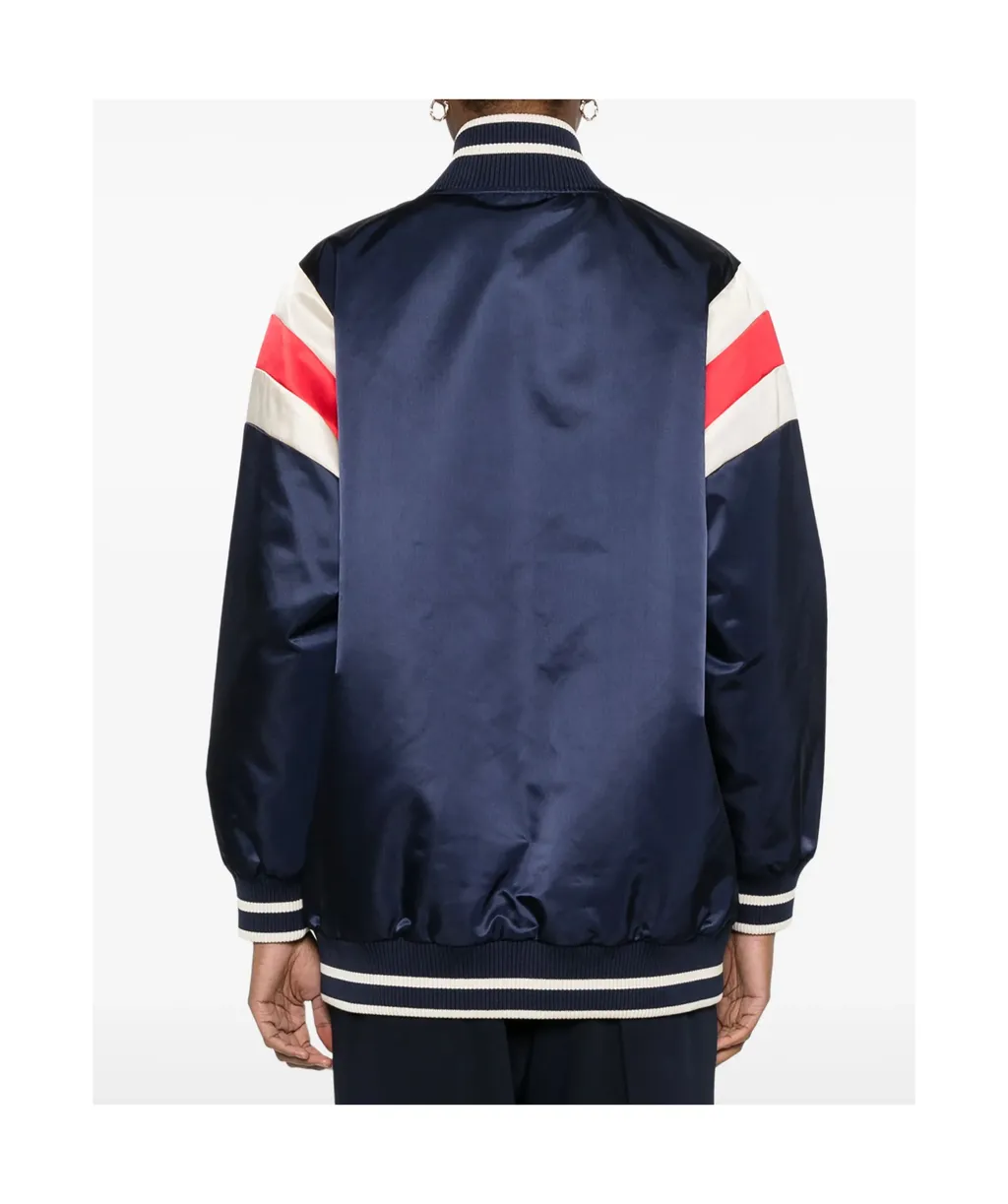 Logo-Patch Bomber Jacket
