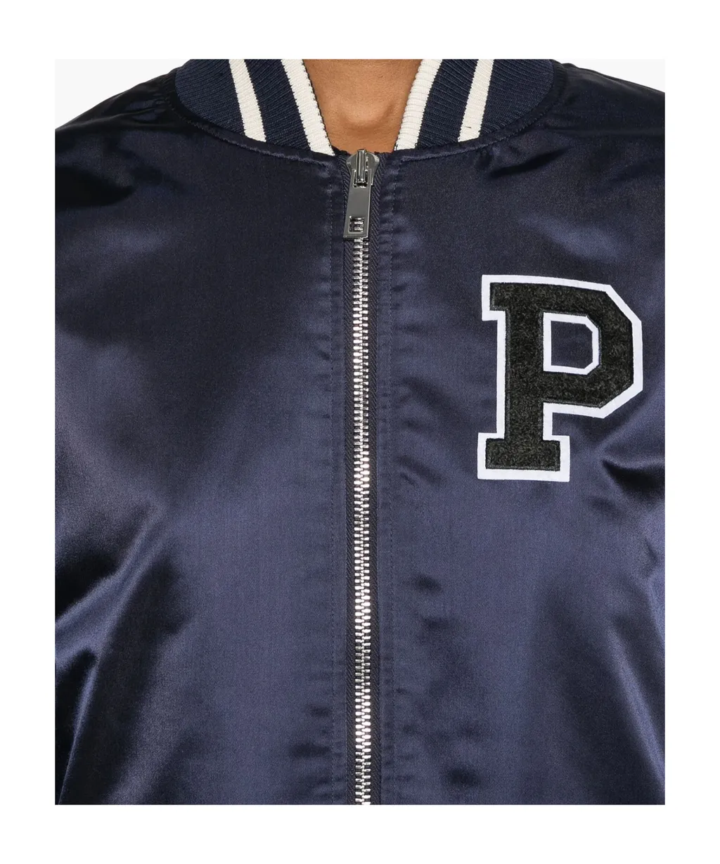 Logo-Patch Bomber Jacket