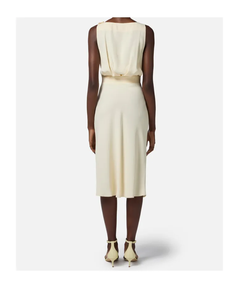 Elisabetta Franchi CrÊPe-Back Satin Dress