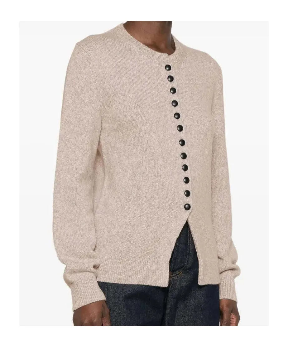 Khaite Josette Split-Hem Cardigan
