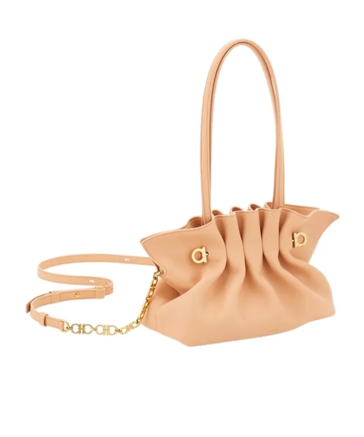 Ferragamo Small Gather Detailed Soft Bag