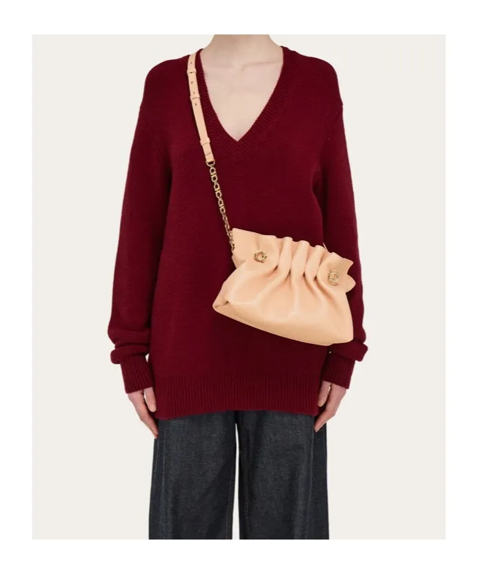 Ferragamo Small Gather Detailed Soft Bag