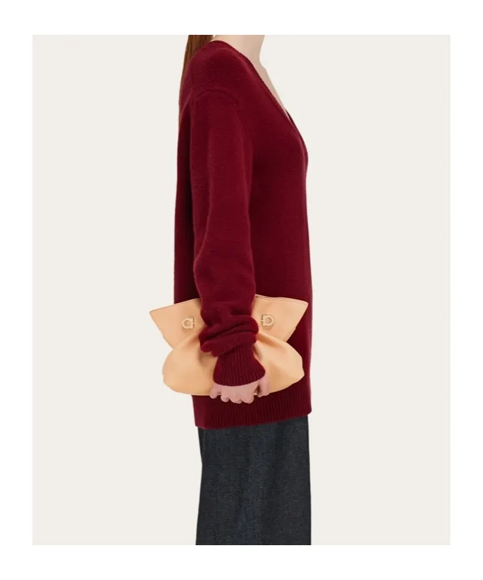 Ferragamo Small Gather Detailed Soft Bag