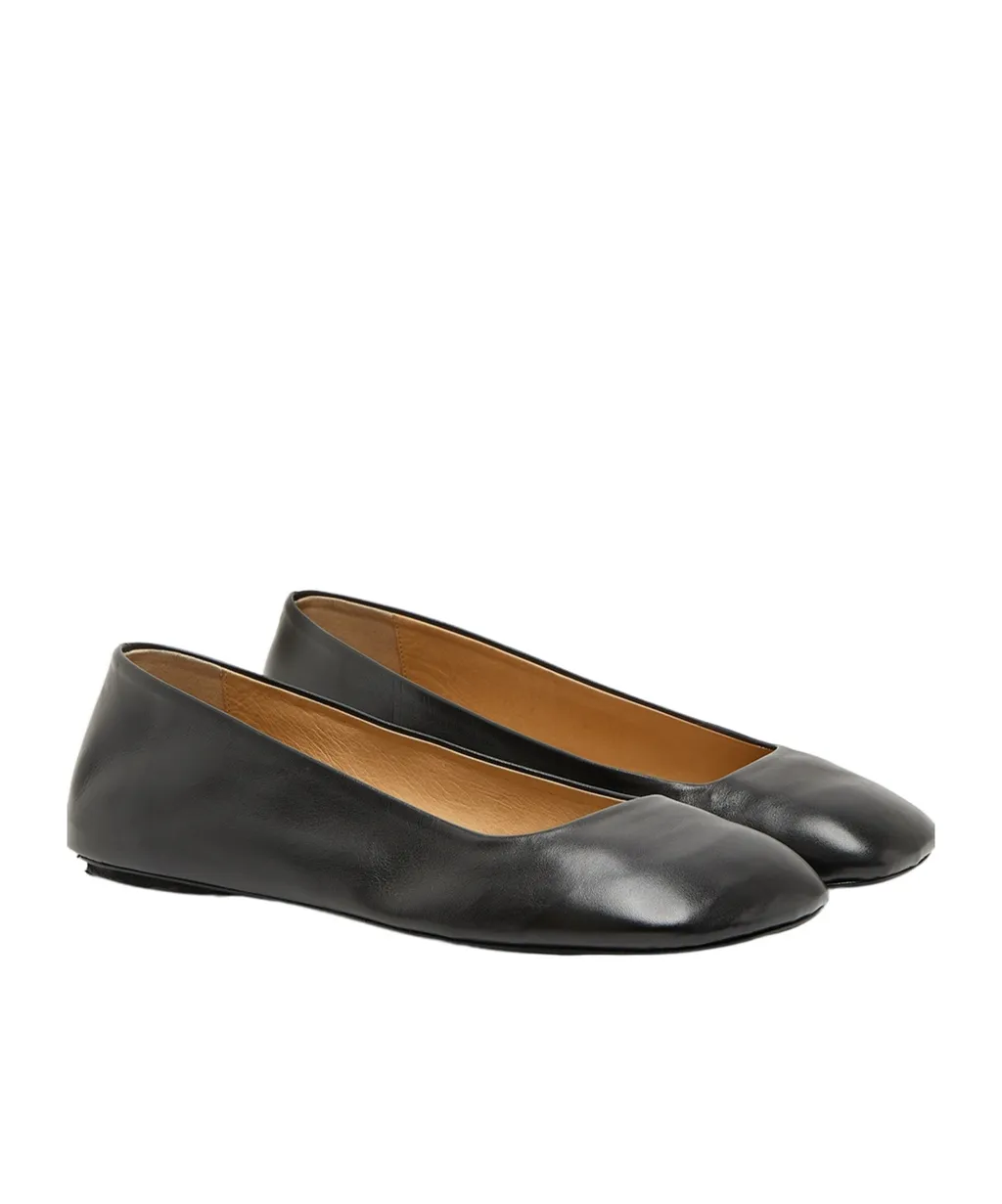 Marsll Square Toe Slip-On Ballerina Shoes