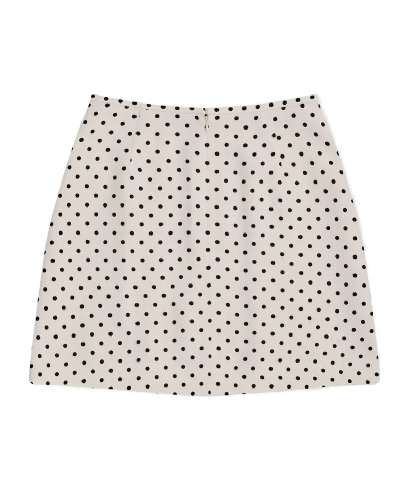 Valentino Polka Dot Printed Mini Skirt