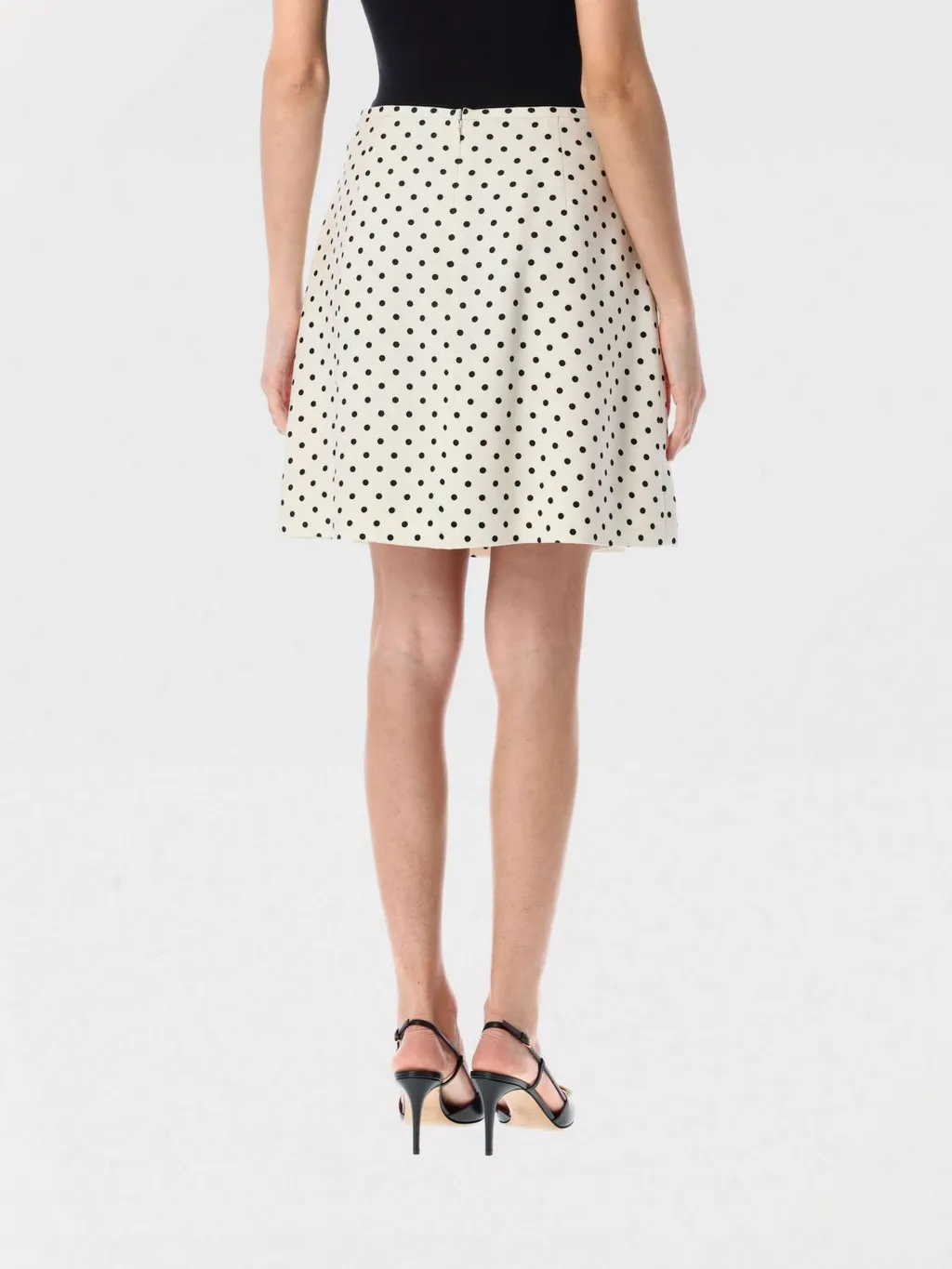 Valentino Polka Dot Printed Mini Skirt