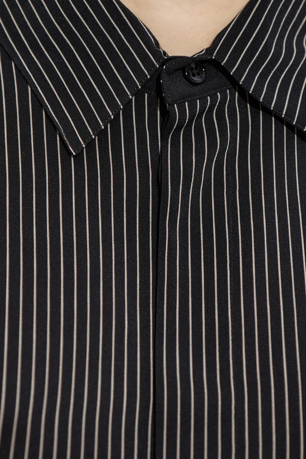 Saint Laurent Striped Button-Up Shirt