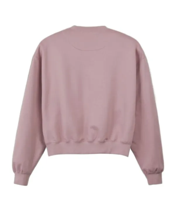 Brushed Terry Boxy Crew Sweatshirt