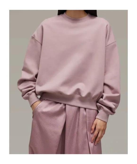 Brushed Terry Boxy Crew Sweatshirt