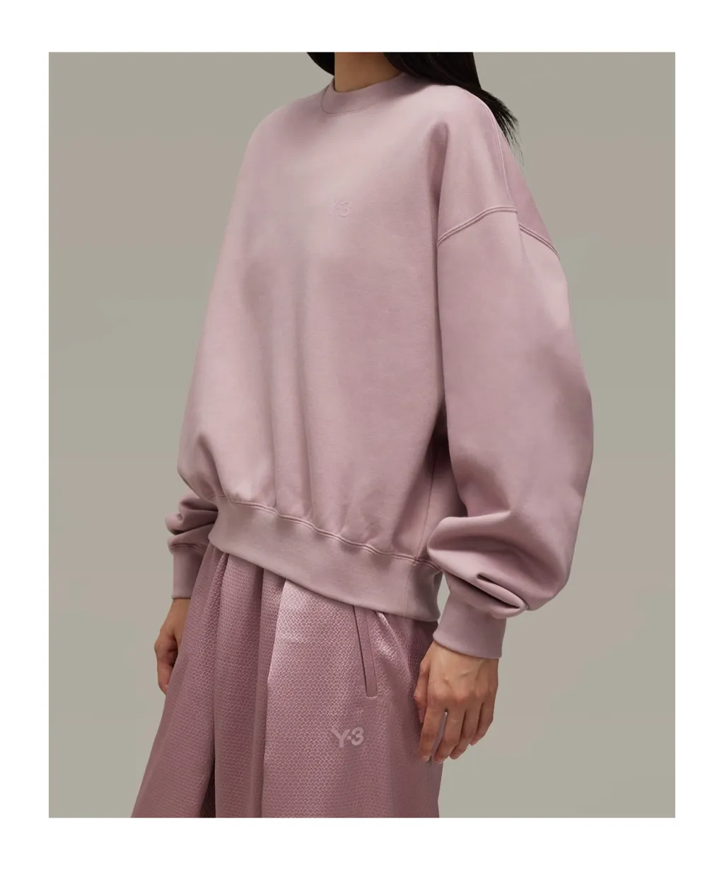 Brushed Terry Boxy Crew Sweatshirt