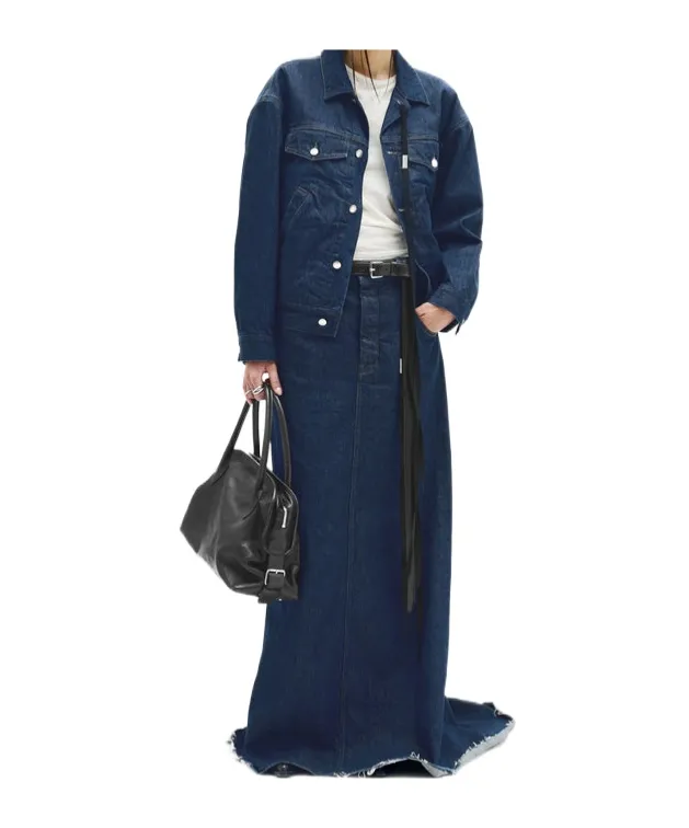 Ann Demeulemeester Goele 5 Pocket Comfort Maxi Skirt