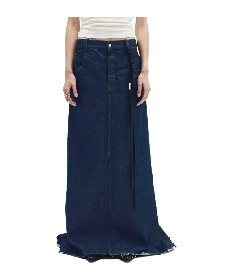Ann Demeulemeester Goele 5 Pocket Comfort Maxi Skirt