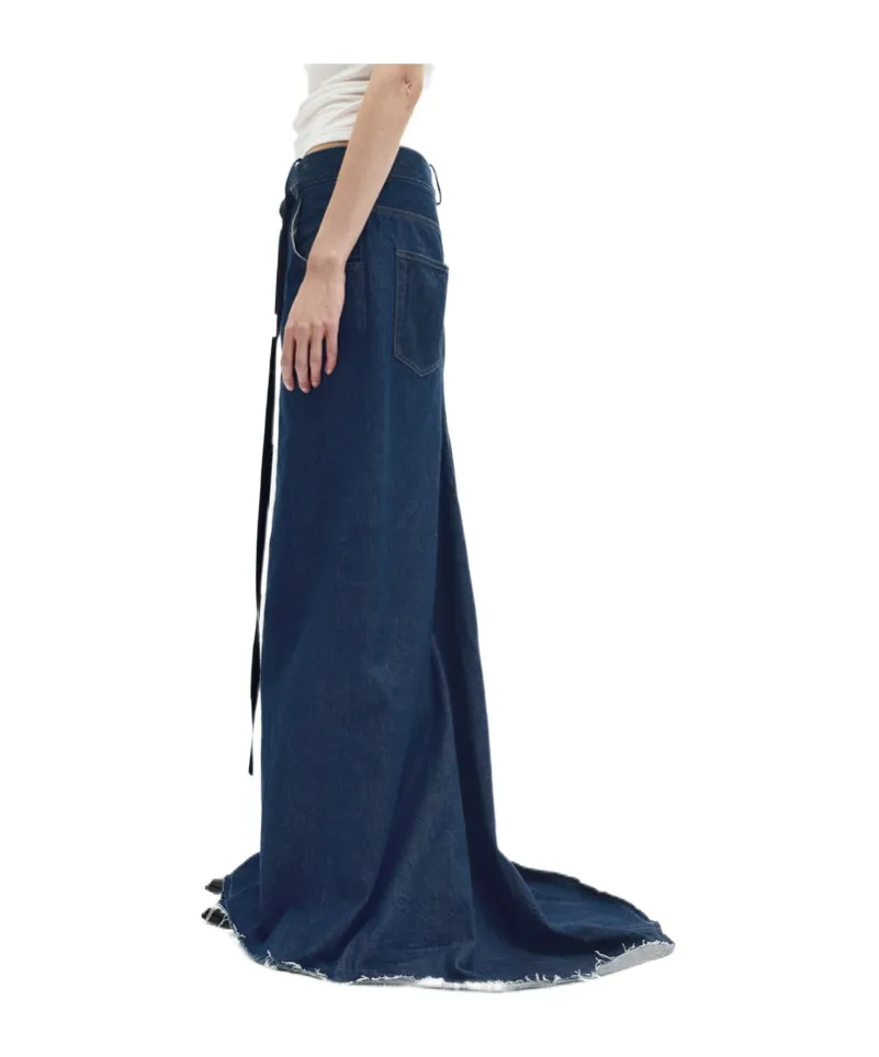 Ann Demeulemeester Goele 5 Pocket Comfort Maxi Skirt
